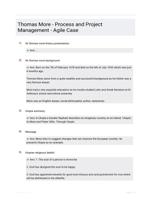 Thomas More - Process and Project Management -  Agile Case