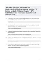 Davis Advantage for Fundamentals Of  Nursing (2 Volume Set) 4th Ed by Judith M. Wilkinson, Leslie S. Treas Test Bank - QUESTIONS & ANSWERS (SCORED A+)  2023