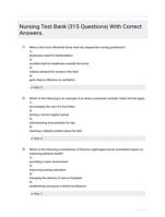 Test Bank For Gerontological Nursing 10th Edition By Charlotte Eliopoulos 9781975161002 / Chapter 1-36 / Complete Questions and Answers A+ 