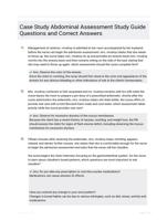 Case Study Abdominal Assessment Study Guide Questions and Correct Answers