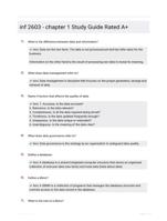 inf 2603 - chapter 1 Study Guide Graded A+