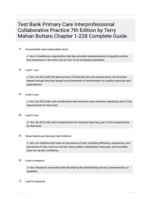 Test Bank Primary Care Interprofessional Collaborative Practice 6th Edition by Terry Mahan Buttaro Chapter 1-228 |Complete Guide Newest Version 2023