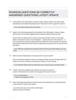 PEARSON QUESTIONS 80 CORRECTLY ANSWERED QUESTIONS LATEST UPDATE