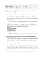 CPCU 553 Final Questions And Answers