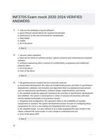 INF3705 Exam mock 2020 review Questions and Answers 2024