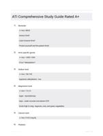 ATI Comprehensive EXAM QUESTIONS (234 TERMS) WITH VERIFIED DEFINITIONS UPDATED 2024