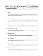 Exam 1 Questions and Answers 2024