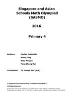 SaSmo past papers grade 4 2016