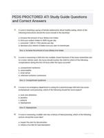 PEDS PROCTORED ATI EXAM QUESTIONS (141 TERMS) WITH VERIFIED DEFINITIONS UPDATED 2024