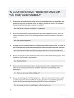 PN COMPREHENSIVE PREDICTOR 2023 with NGN Study Guide Graded A+