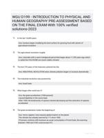 WGU D199 - Introduction to Physical and Human Geography Pre-Assessment Flash Cards / Questions And Answers 