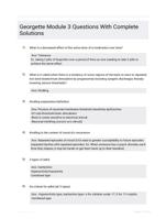 Georgette Module 3 Questions With Complete Solutions