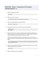 EGR 240 - Exam 1 Questions & Answers 2024(Graded A +).