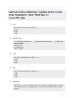 C839v5/D334 Additional Practice QUESTIONS AND ANSWERS 100% VERIFIED A+ GUARANTEED