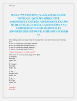 WGU C777 TESTING EXAMS,STUDY GUIDE  WITH ALL QUIZZES OBJECTIVE  ASSESSMENT AND PRE ASSESSMENT EXAMS