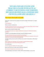 NEVADA NOTARY EXAMS AND  PRACTICE EXAMS