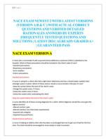 NACE EXAM NEWEST 2 WITH LATEST VERSIONS  (VERSION A B & C )