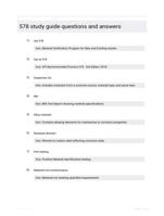 578 study guide questions and answers