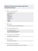 NURS 535 Final Exam Study Guide With Complete Solution