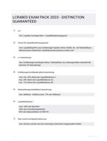 LCR4803 EXAM PACK 2023 - DISTINCTION GUARANTEED