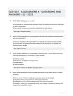 ECS1601 - ASSESSMENT 6 - QUESTIONS AND ANSWERS - S2 - 2023