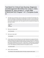 Test Bank For Critical Care Nursing- A Holistic Approach 12th Edition Morton Fontaine||ISBN NO:10,1975174453||ISBN NO:13,978-1975174453 ||All Chapters||Complete Guide A+