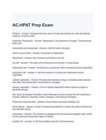 AC-HPAT Prep Exam Questions and Answers