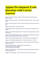 Appian Development Exam  Questions with Correct  Answers 100% pass guaranteed