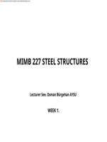 MIMB277 steel structure papers