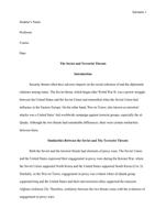 Soviet and Terrorists Threats essay