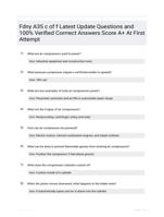 Fdny A35 c of f Latest Update  Questions and 100% Verified Corrrect Answers Score A+ At First Attempt