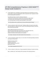 ATI RN Comprehensive Practice A 2023 NGN**** Study Guide Graded A+