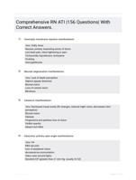 ATI RN Comprehensive Test B  ACTUAL EXAM 2024  (100% Verified Questions and Answers)