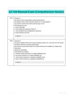 AZ-104 Renewal Exam (Comprehensive Version)