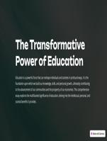 The transformative power of education