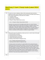 Med/Surg 2: Exam 2 Study Guide (Latest 2024 / 2025 )