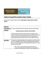 NURS 6050 Week 9 Assignment ASSESSING A HEALTHCARE PROGRAM/POLICY EVALUATION