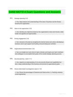 SANS MGT514 Exam Questions and Answers