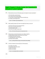 Right Chapter 8 Study Guide (54 Questions & Answers) Latest Update.