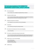 IAI test prep questions 33 CORRECTLY ANSWERED QUESTIONS LATEST UPDATE