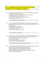 ATI: Fundamentals Proctored Exam 2 Prep Tutorial (Q & A) Already Graded A+