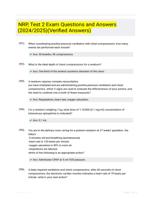 NRP, Test 2 Exam Questions and Answers (2024/2025)(Verified Answers)