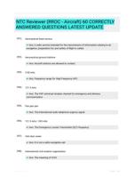 NTC Reviewer (RROC - Aircraft) 60 CORRECTLY ANSWERED QUESTIONS LATEST UPDATE