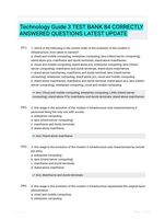 Technology Guide 3 TEST BANK 84 CORRECTLY ANSWERED QUESTIONS LATEST UPDATE