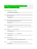 Nutr. 1020 Exam 5 QUESTIONS & 100% PERFECT ANSWERS 2024