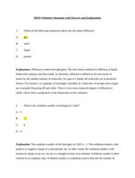 HESI Chemistry Questions with Answers and Explanations