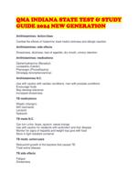 QMA INDIANA STATE TEST & STUDY GUIDE 2024 NEW GENERATION