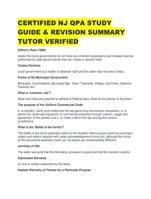 CERTIFIED NJ QPA STUDY GUIDE & REVISION SUMMARY TUTOR VERIFIED