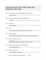 ADAP PRACTICE TEST QUESTIONS AND ANSWERS 100% PASS