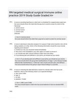 RN targeted medical surgical Immune online practice 2019 Study Guide Graded A+